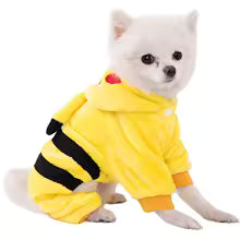 Pet Dog Clothes Soft Warm Fleece Dogs Jumpsuits Pet Clothing for Small Dogs Puppy Cats Hoodies Chihuahua Yorkshire Costume Coats