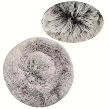 Round Dog Bed Winter Warm Cat Bed Plush Basket for Dog Washable Pet Bed for Small Medium Large Dog Sofa Cat