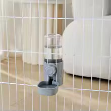 Automatic Pet Feeder Waterer Dog Cat Hanging Cage Bowl,Suitable for Small Puppy Cat Rabbit Food Container Dispenser Bowl