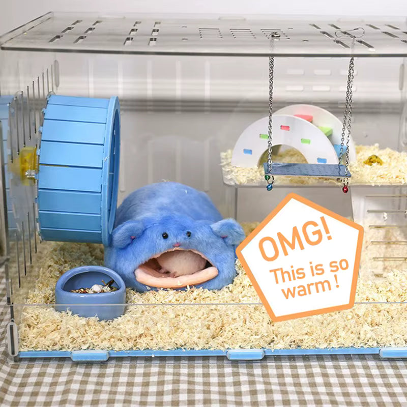 Guinea Pig Bed Hamster Soft Warm Bed Winter Pet Toy Hamster Cage House Hanging House Bed Animal Mice Rat Nest