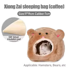 Guinea Pig Bed Hamster Soft Warm Bed Winter Pet Toy Hamster Cage House Hanging House Bed Animal Mice Rat Nest