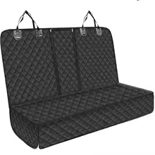 Dog car seat pad for cars trucks SUVs and other vehicles - universal pet rear seat pad for pets