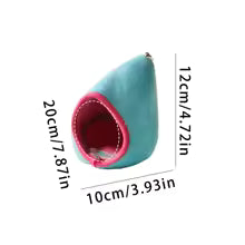 Hangable Hamster Hammock Cage Accessory Small Pet Squirrel Hammock For Enrichment Relaxing Sleeping Indoor Outdoor Tiny Pet
