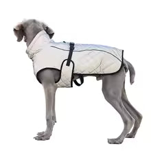 Reflective Pet Dog Outdoor Jacket Pet Coat Vest Winter Warm Reflective Cotton Dogs Clothing for Large Middle Dogs Labrador
