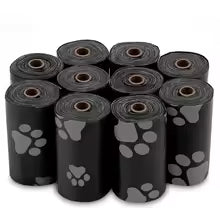 120 Rolls Dog Poop Bag Outdoor Cleaning Poop Bag Outdoor Clean Pets Supplies for Dog 15Bags/Roll Refill Garbage Bag Pet Supplies