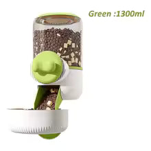 Large Capacity Pet Automatic Feeder Plastic Water Food Dispenser Puppy Cats Rabbit Cage Hanging Container Bowl Dog Pet Supplies
