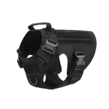 Tactical Dog Harness Collar Leash Molle Pouches For Medium Large Dogs Pet German Shepherd Training Walking Vest Dog Harnesses
