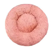 Round Dog Bed Winter Warm Cat Bed Plush Basket for Dog Washable Pet Bed for Small Medium Large Dog Sofa Cat
