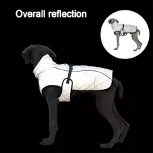 Reflective Pet Dog Outdoor Jacket Pet Coat Vest Winter Warm Reflective Cotton Dogs Clothing for Large Middle Dogs Labrador