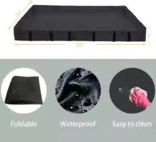 DIY Waterproof Small Animal Cage with Door, 16 Panels Pet Playpen for Bunny Hedgehog Indoor Outdoor
