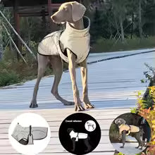 Reflective Pet Dog Outdoor Jacket Pet Coat Vest Winter Warm Reflective Cotton Dogs Clothing for Large Middle Dogs Labrador