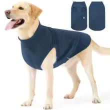 Fleece Dog Sweater,Stretchy Pullover Soft Dog Jacket,Lightweight Sweatshirt Pet Clothes Coats for Small Medium Large Dogs