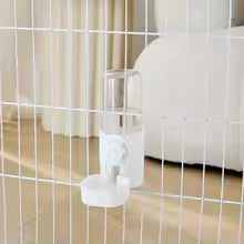 Automatic Pet Feeder Waterer Dog Cat Hanging Cage Bowl，Suitable for Small Puppy Cat Rabbit Food Container Dispenser Bowl