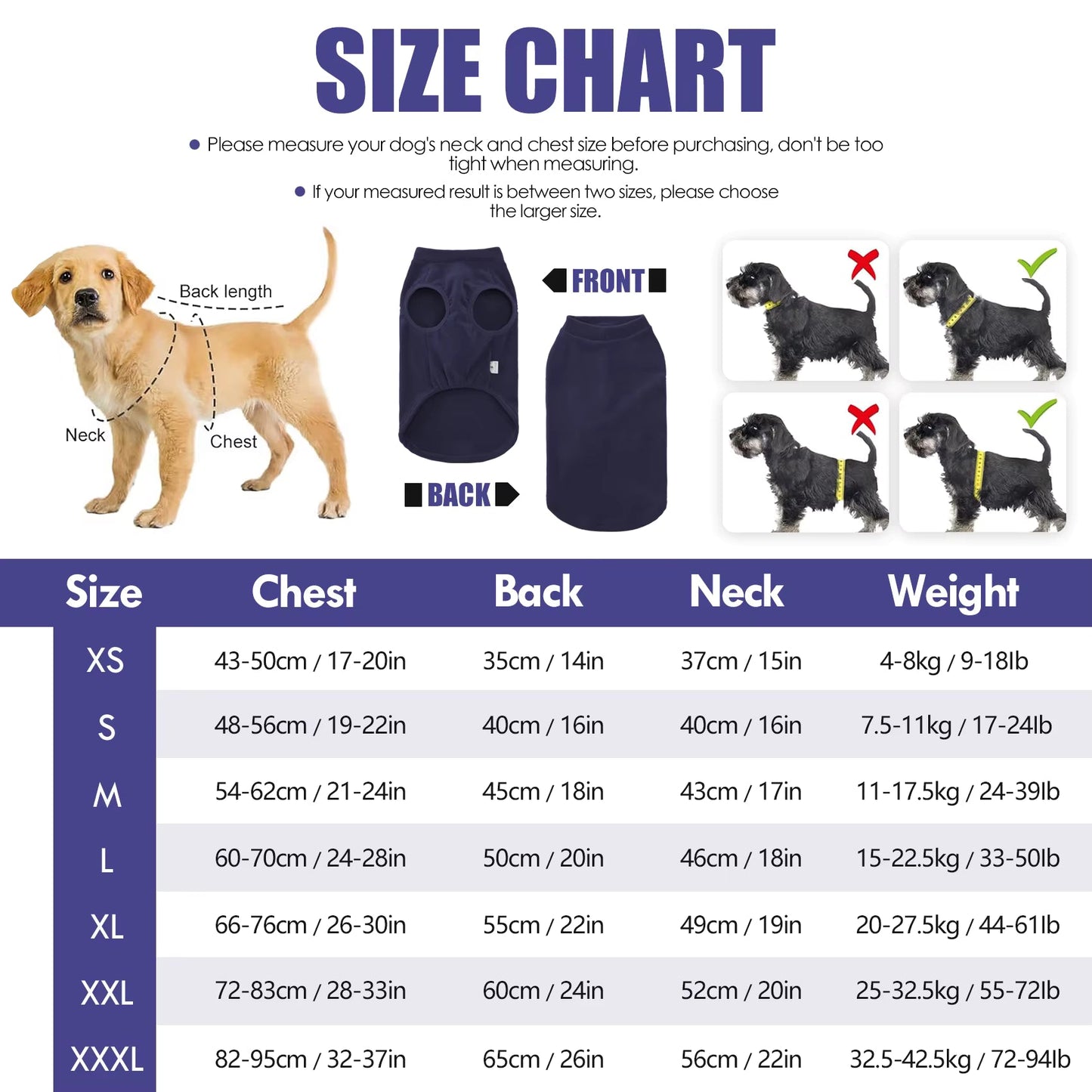 Fleece Dog Sweater,Stretchy Pullover Soft Dog Jacket,Lightweight Sweatshirt Pet Clothes Coats for Small Medium Large Dogs